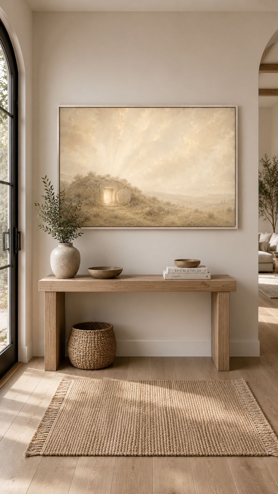 He Is Risen — Faith Canvas Wall Art