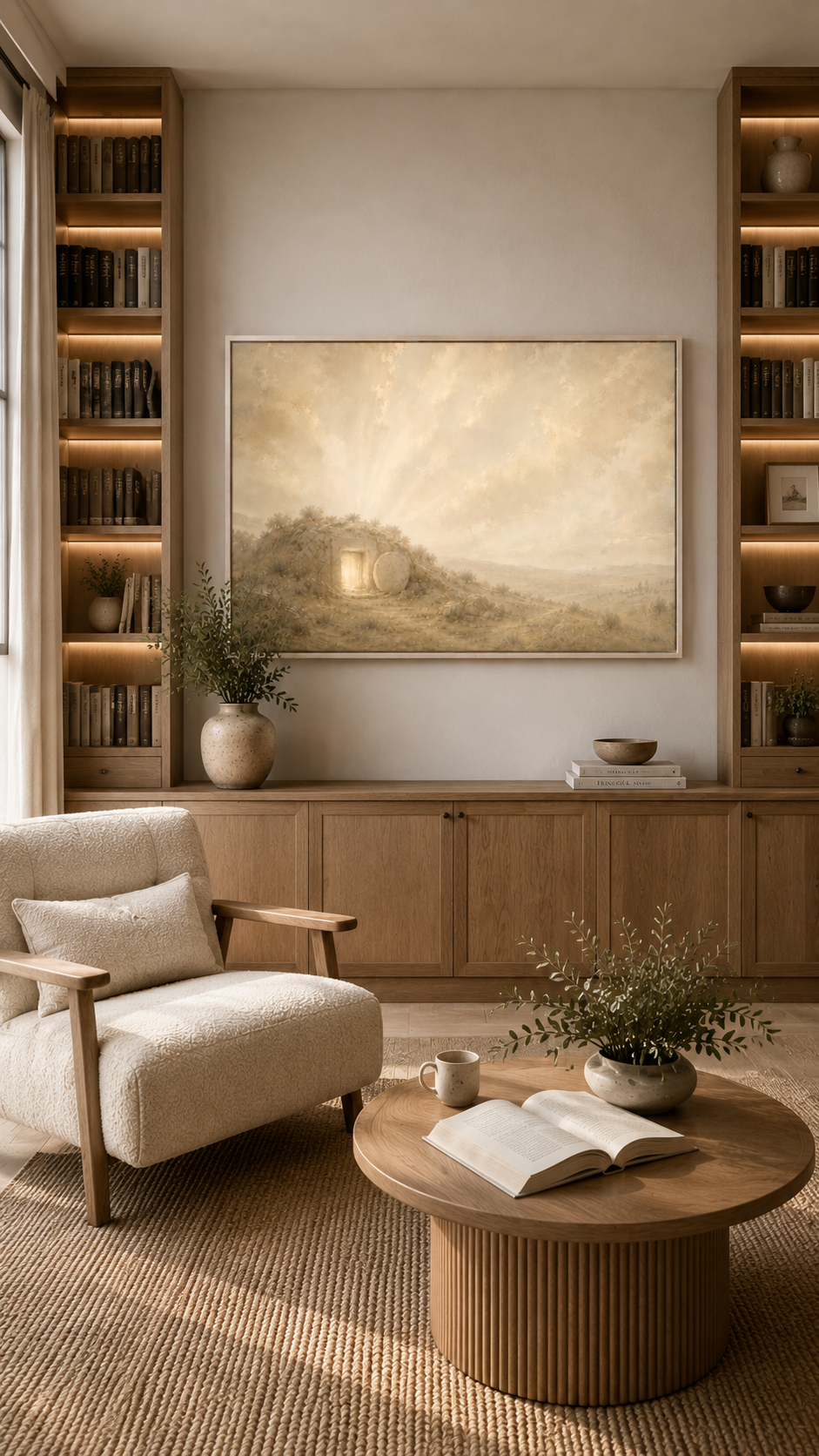 He Is Risen — Faith Canvas Wall Art