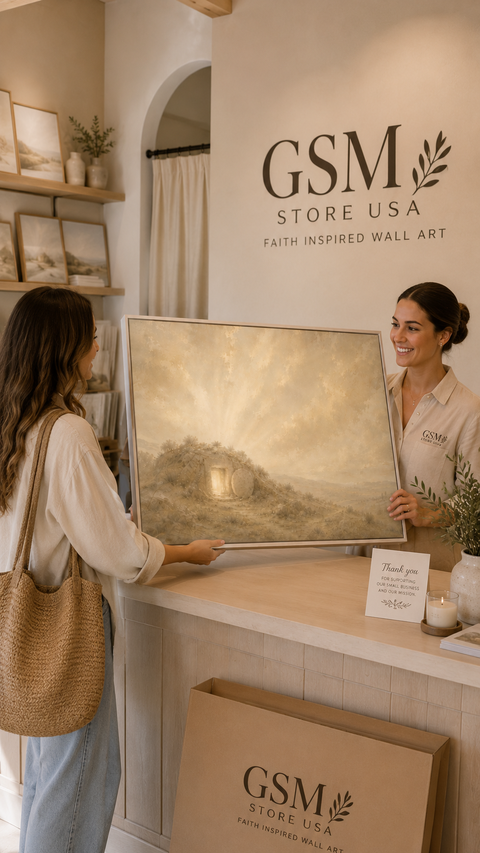 He Is Risen — Faith Canvas Wall Art