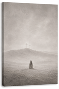 At the Cross (Vertical) — Faith Canvas Wall Art