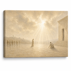 Neither Do I Condemn You — Faith Canvas Wall Art