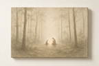 Teach Us to Pray - Faith Canvas Wall Art