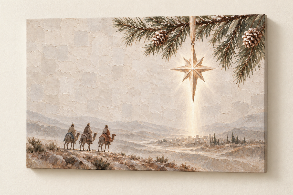 We Have Seen His Star — Faith Canvas Wall Art