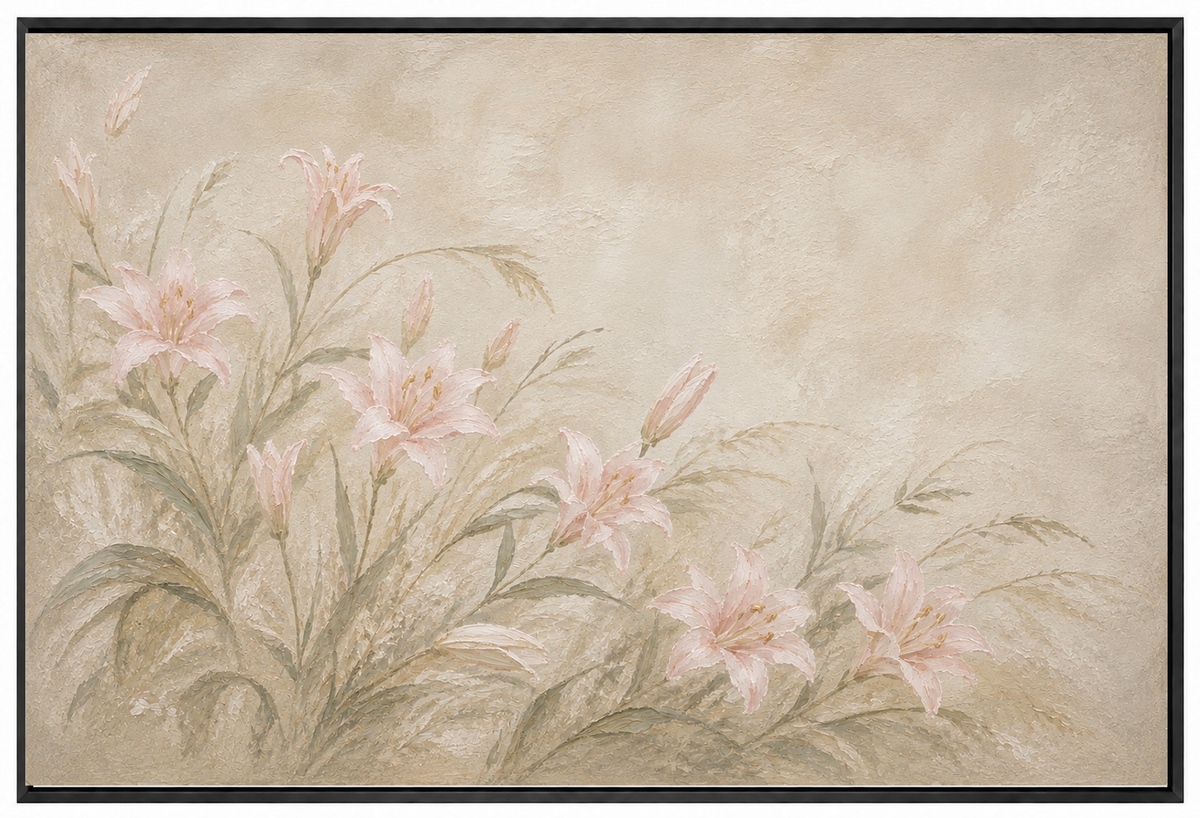 Lilies of the Field - Faith Canvas Wall Art