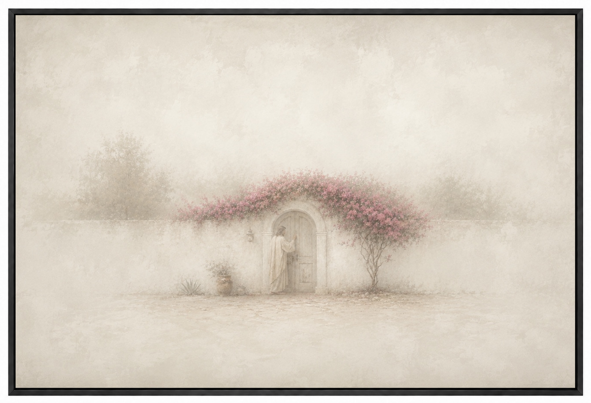 Jesus at the Door — Faith Canvas Wall Art