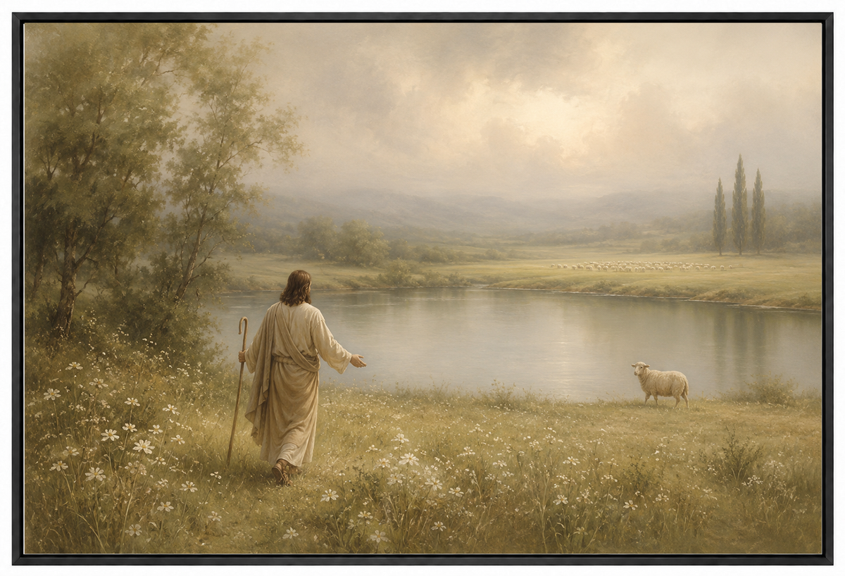 The Good Shepherd - Faith Canvas Wall Art