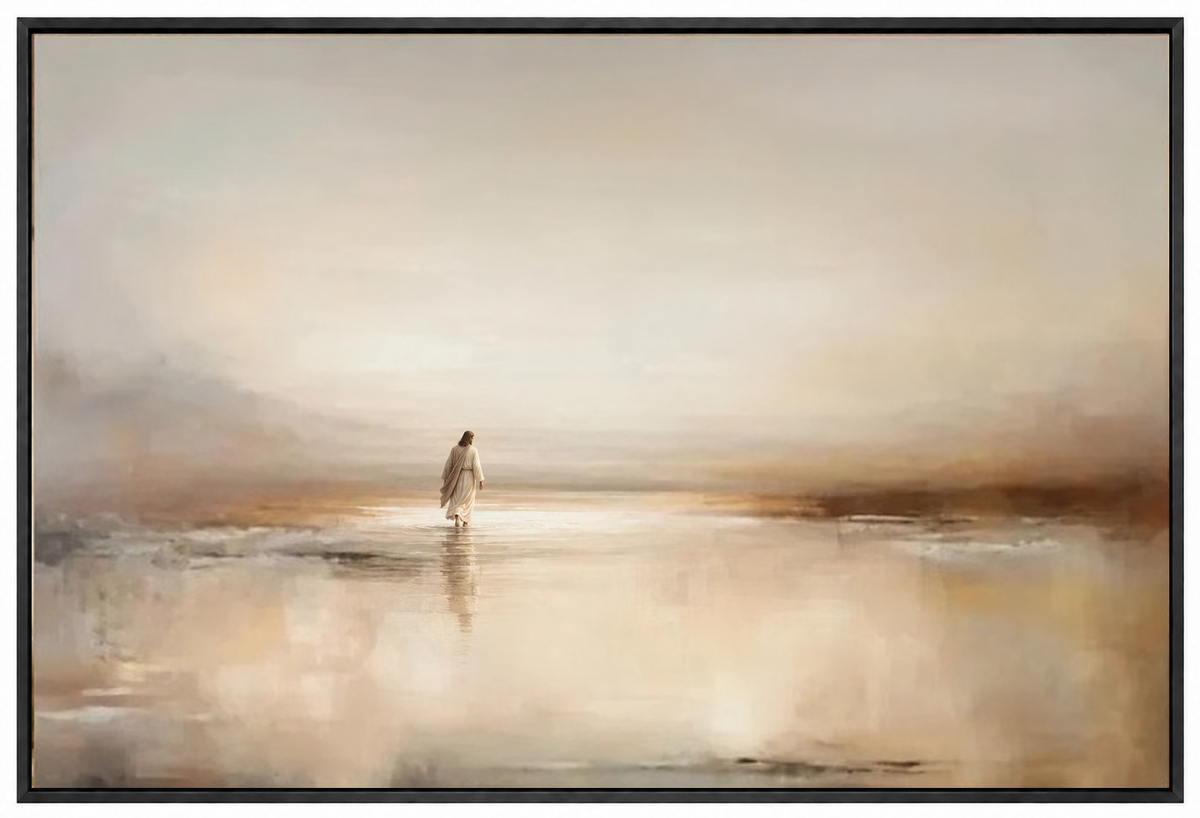 Through the Waters — Faith Canvas Wall Art