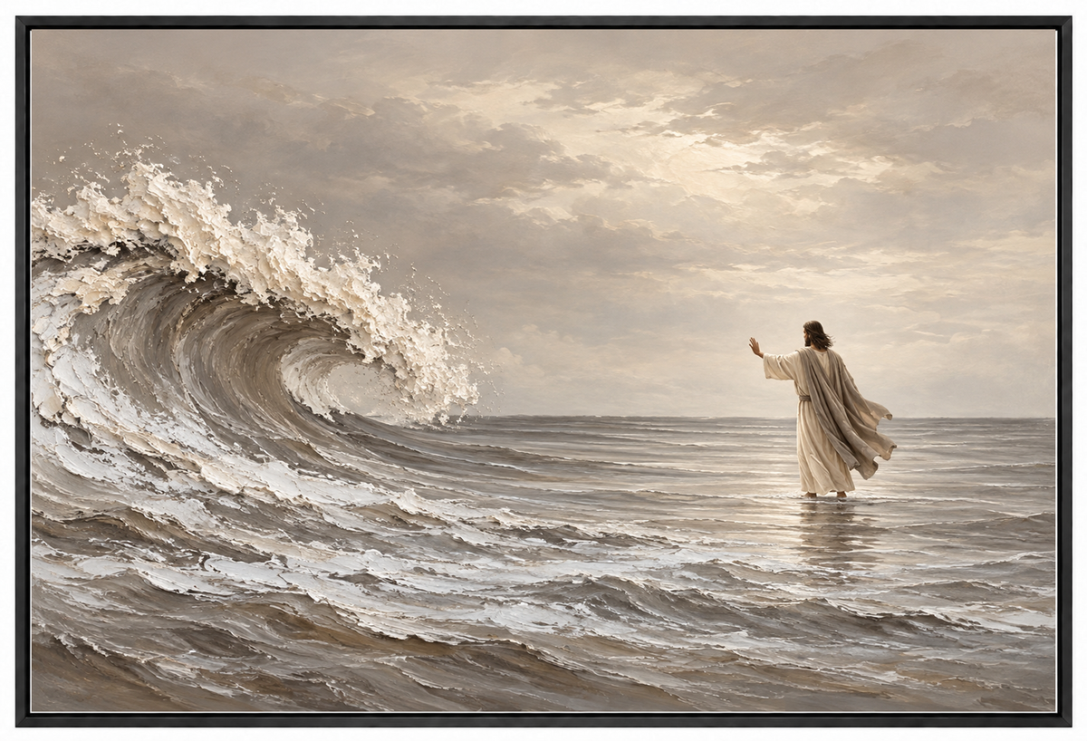 Peace, Be Still — Faith Canvas Wall Art