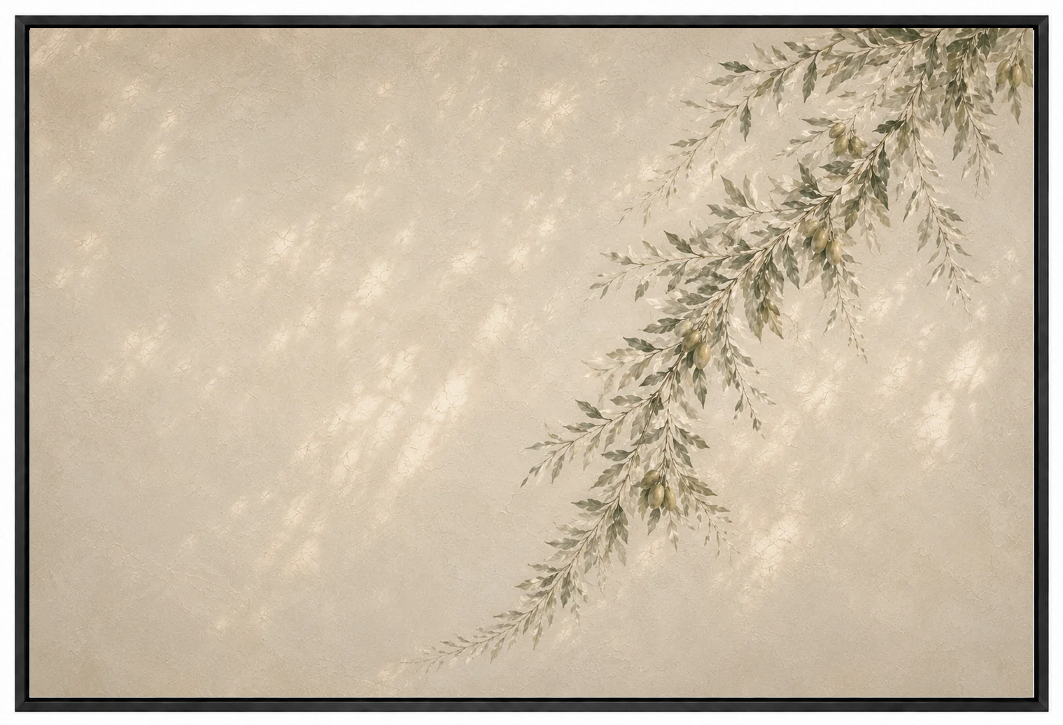 Green Olive Tree - Faith Canvas Wall Art
