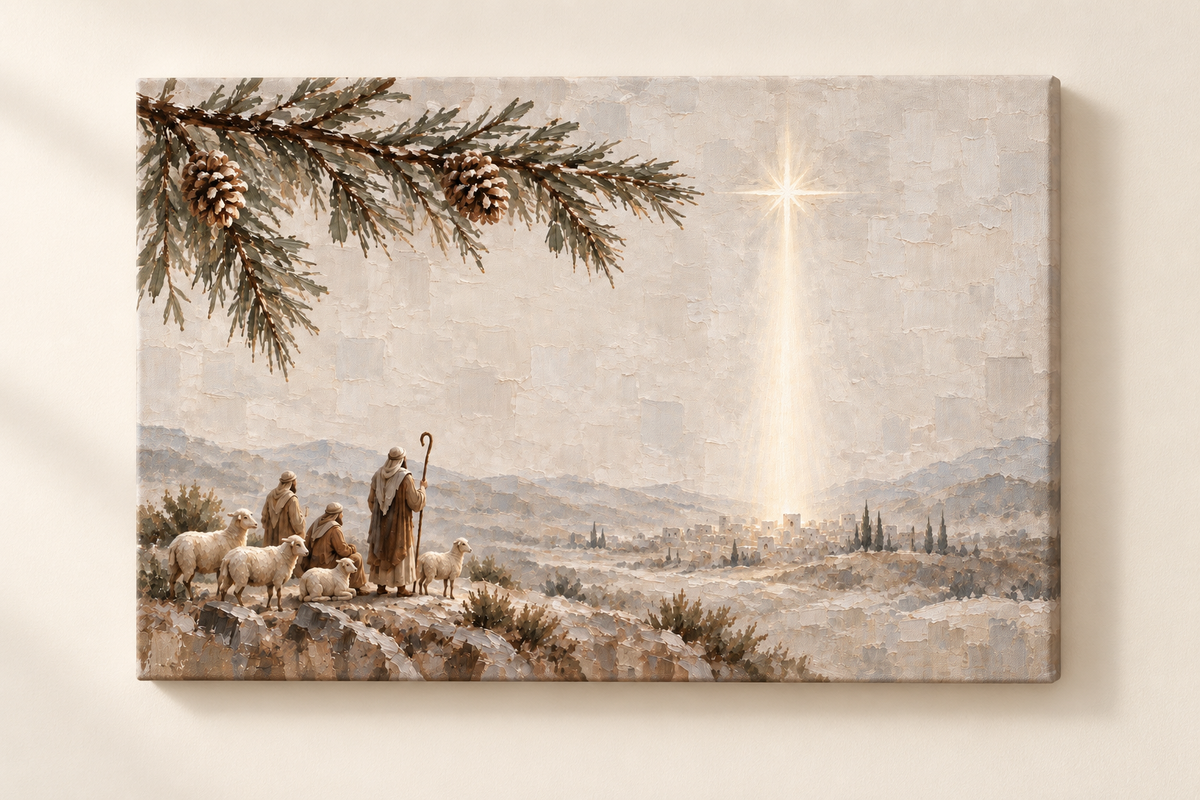 Glory in the Highest — Faith Canvas Wall Art