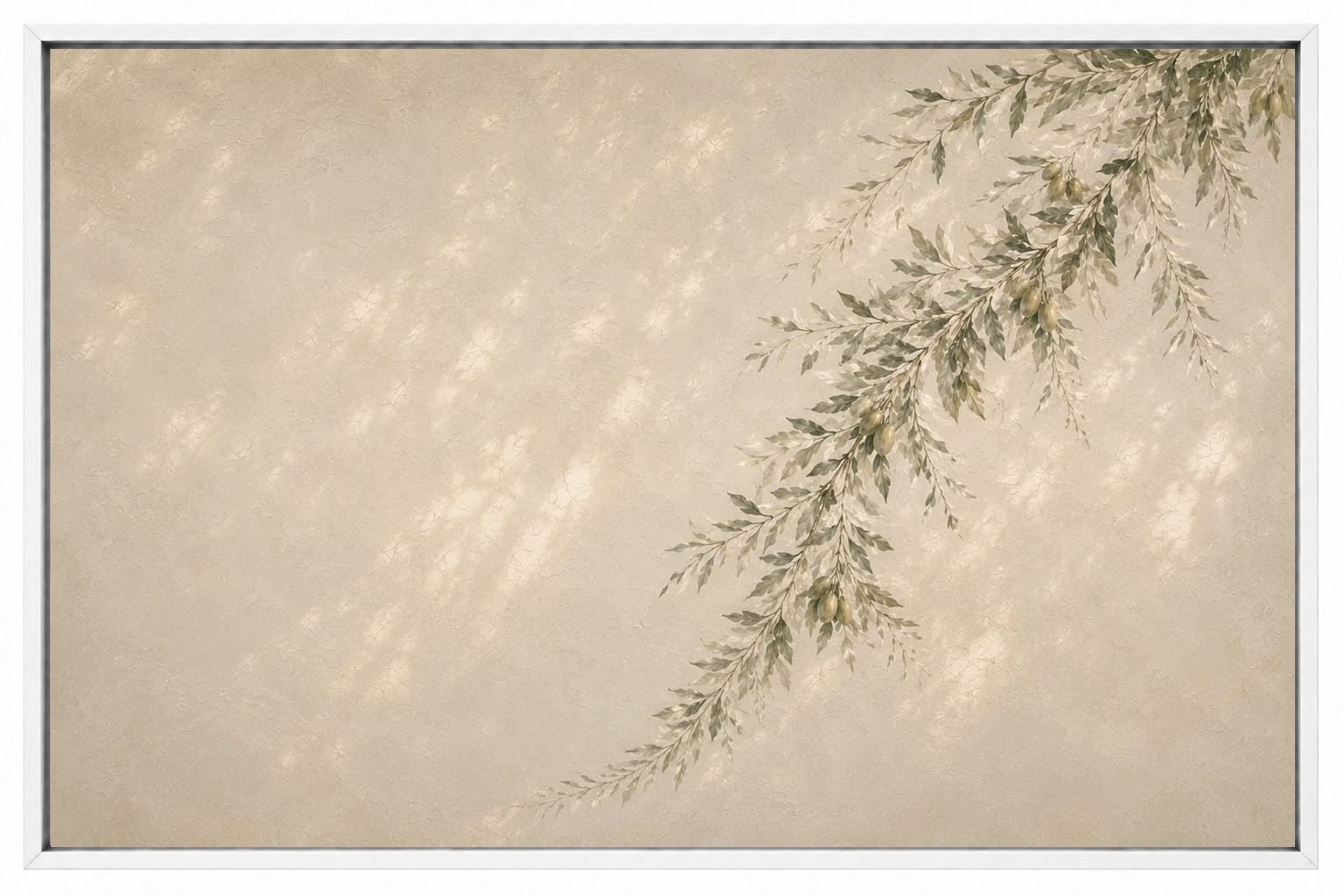 Green Olive Tree - Faith Canvas Wall Art
