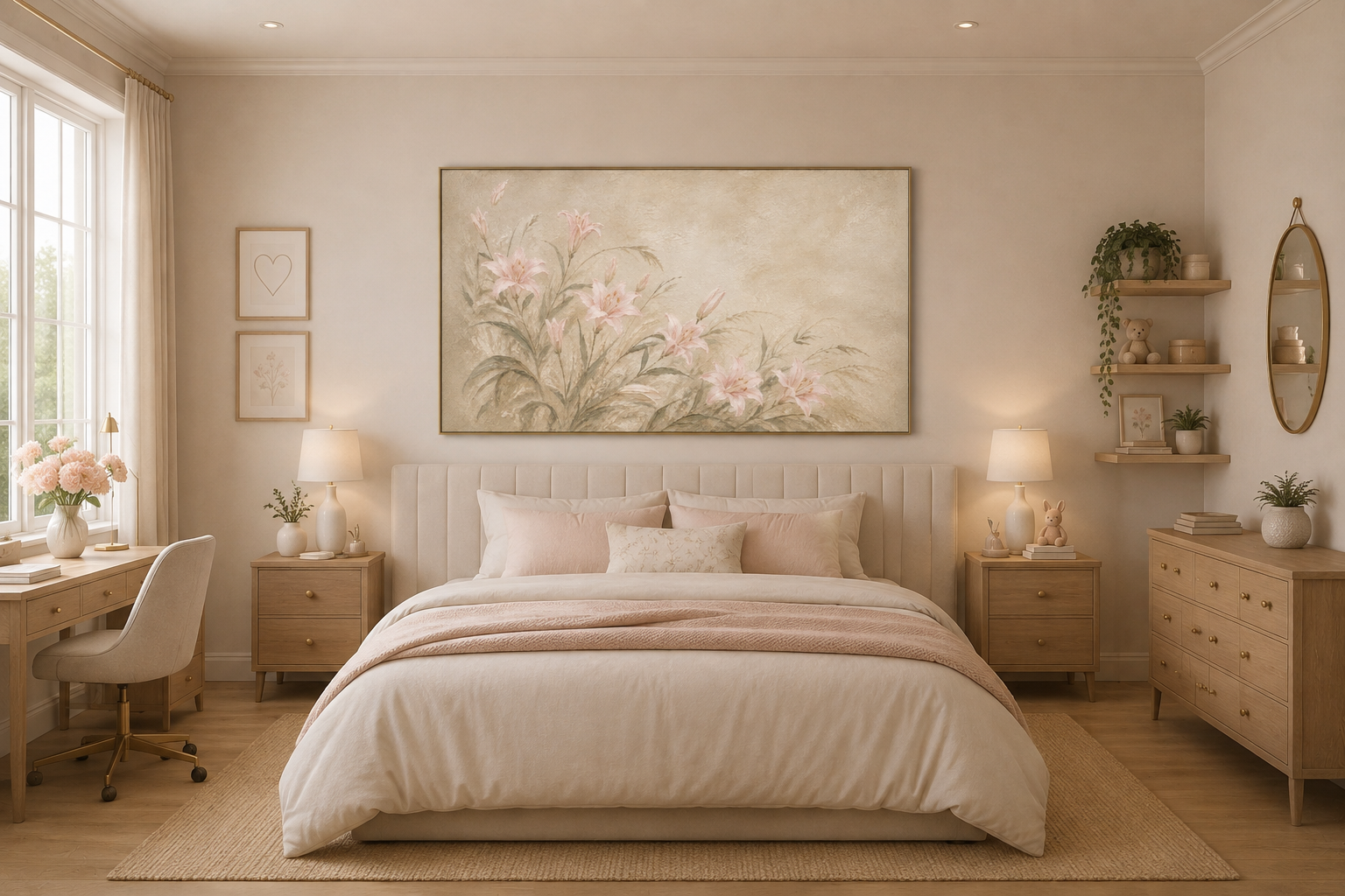 Lilies of the Field - Faith Canvas Wall Art