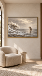 Peace, Be Still — Faith Canvas Wall Art