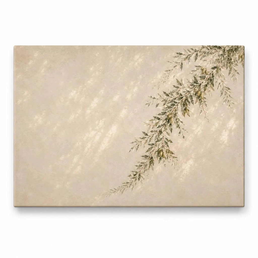 Green Olive Tree - Faith Canvas Wall Art