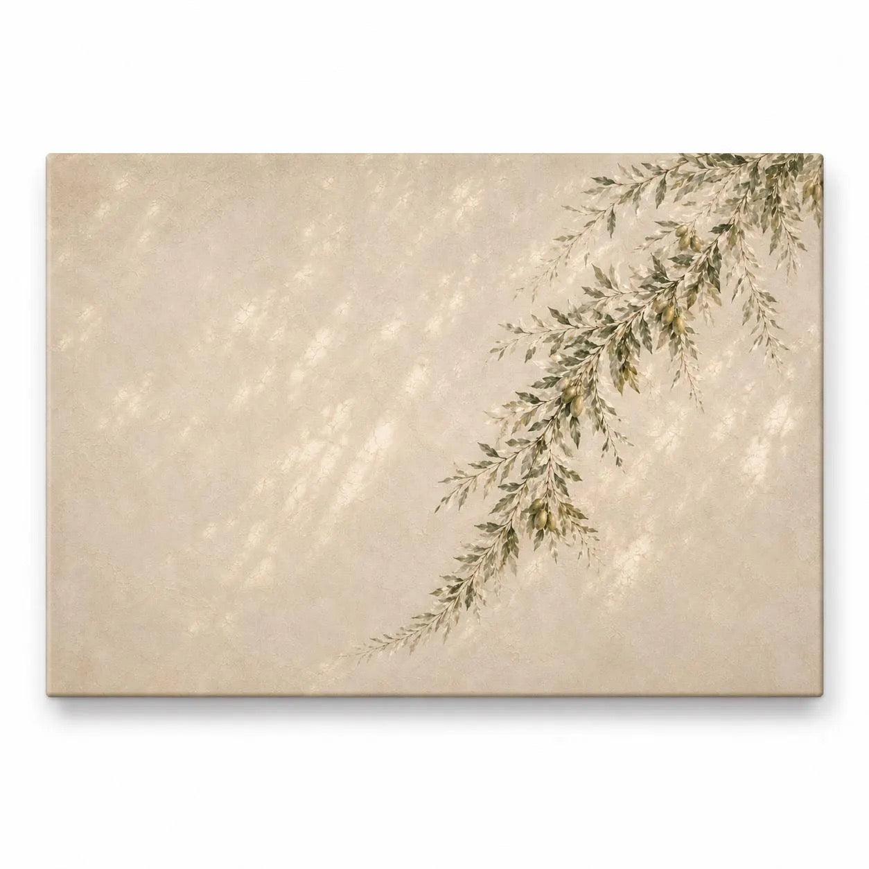 Green Olive Tree - Faith Canvas Wall Art