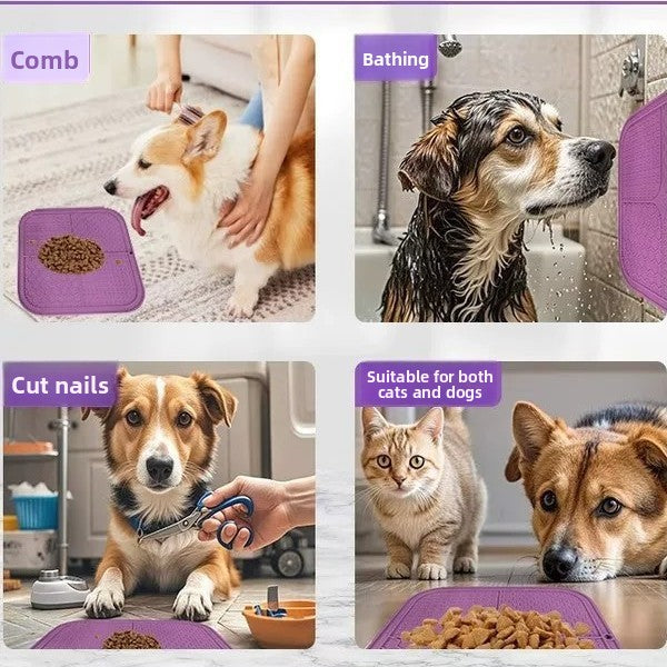 Slow Feeder Bowl for Dogs and Cats, Non-Slip Licking Mat