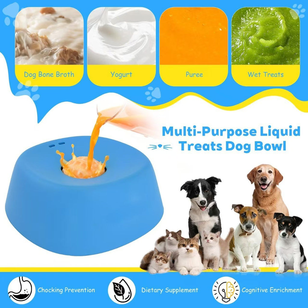 Non-Slip Slow Feeder Dog Bowl