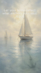 Anchor for the Soul — Sailboat Canvas Wall Art