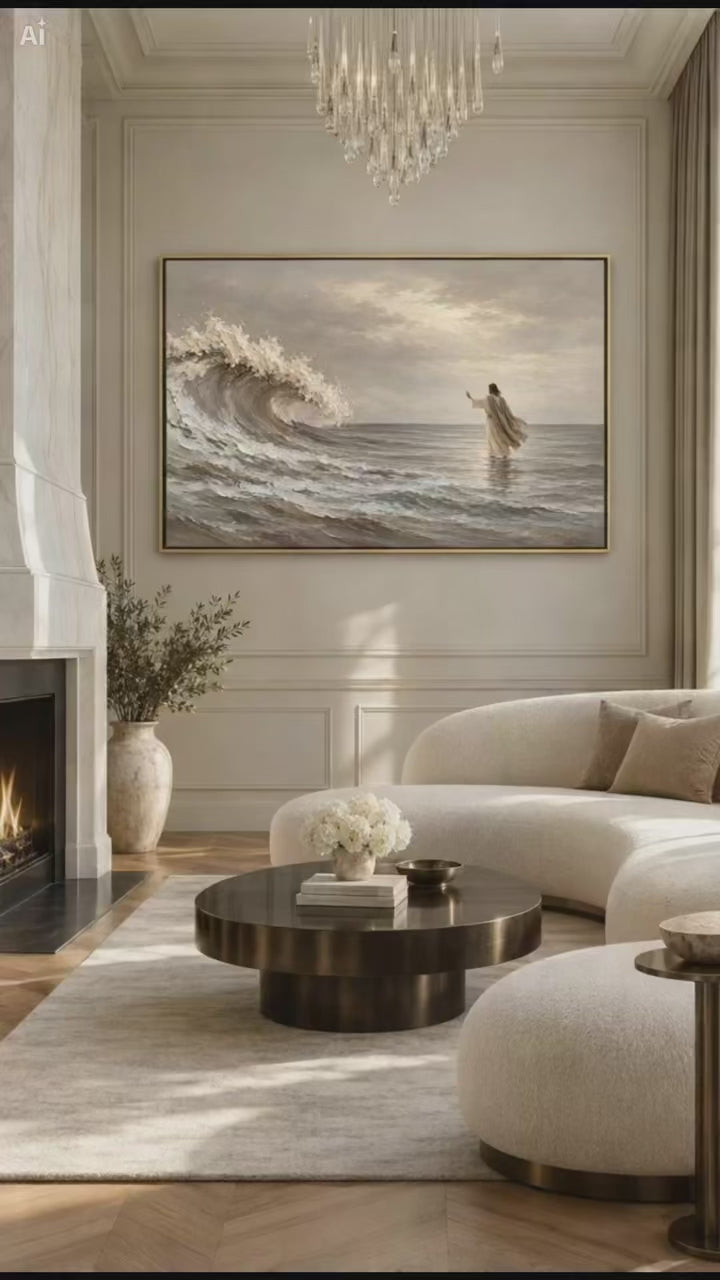 Peace, Be Still — Faith Canvas Wall Art